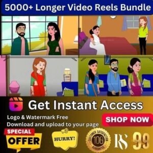 500+ 2d Animation Funny Reels Bundle