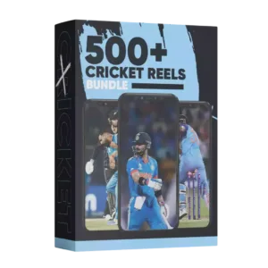 500+ Cricket Reels Bundle