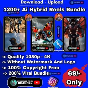 1200+ VIRAL AI HYBRID REELS BUNDLE 2025